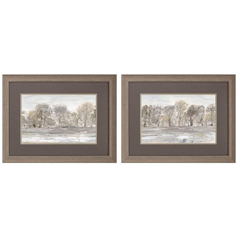 Image 1 Meadows Edge 27"W x 21"H Framed Art Set of 2