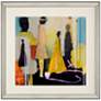 1_Meandering 40"W x 40"H Framed Art