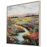 Meandering Stream 43" Square Giclee On Canvas Wall Art in scene