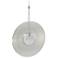 Meclisse 9" Wide Polished Chrome LED Pendant