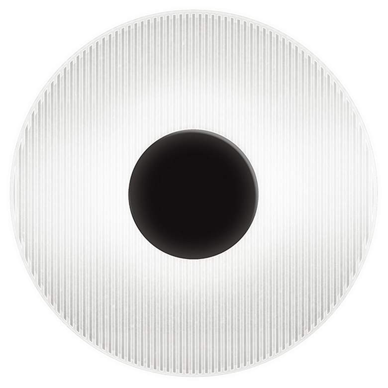 Image 1 Meclisse 9" Wide Satin Black LED Sconce