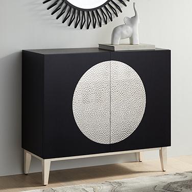 Medallion 39 1/2" Wide Black 2-Door Cabinet
