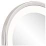 Thumbnail2 of Meders Polished Nickel LED Lighted Round Makeup Wall Mirror more views