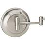 Thumbnail3 of Meders Polished Nickel LED Lighted Round Makeup Wall Mirror more views