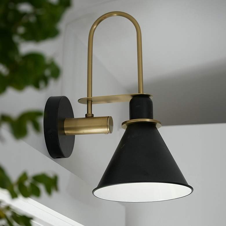 Image 6 Medford 1 Light Matte Black Wall Mount more views