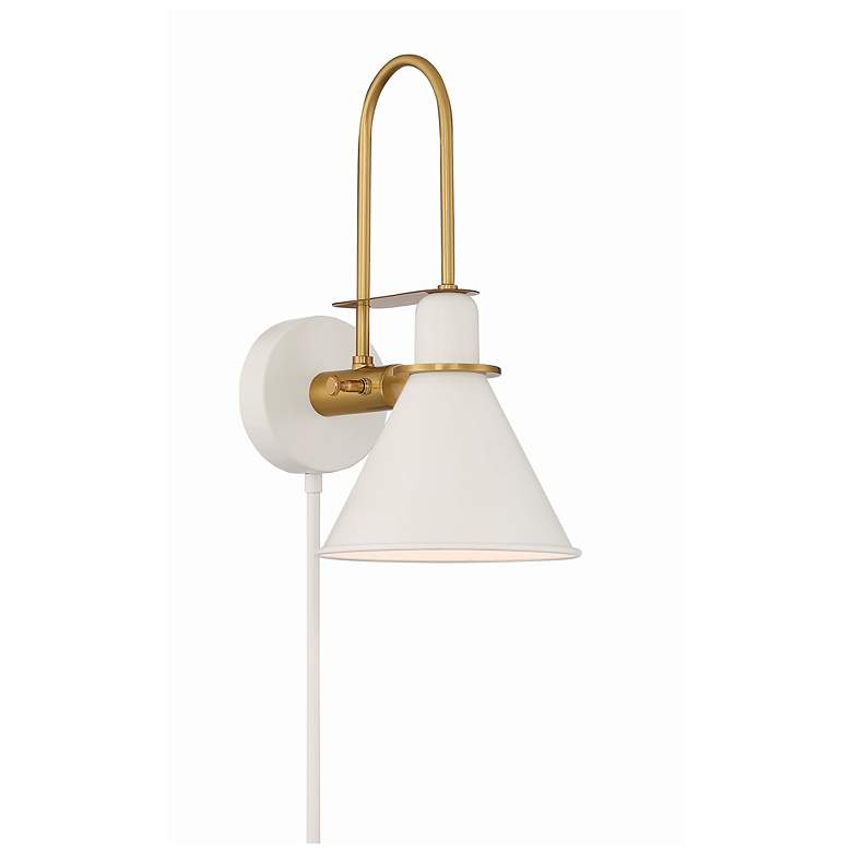 Image 1 Medford 1 Light White Wall Mount
