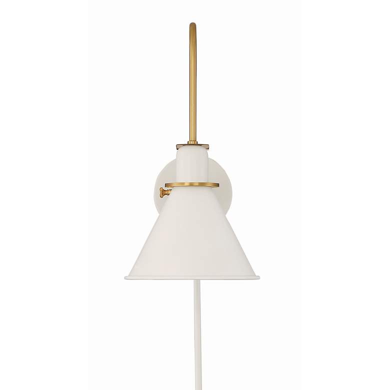 Image 2 Medford 1 Light White Wall Mount more views