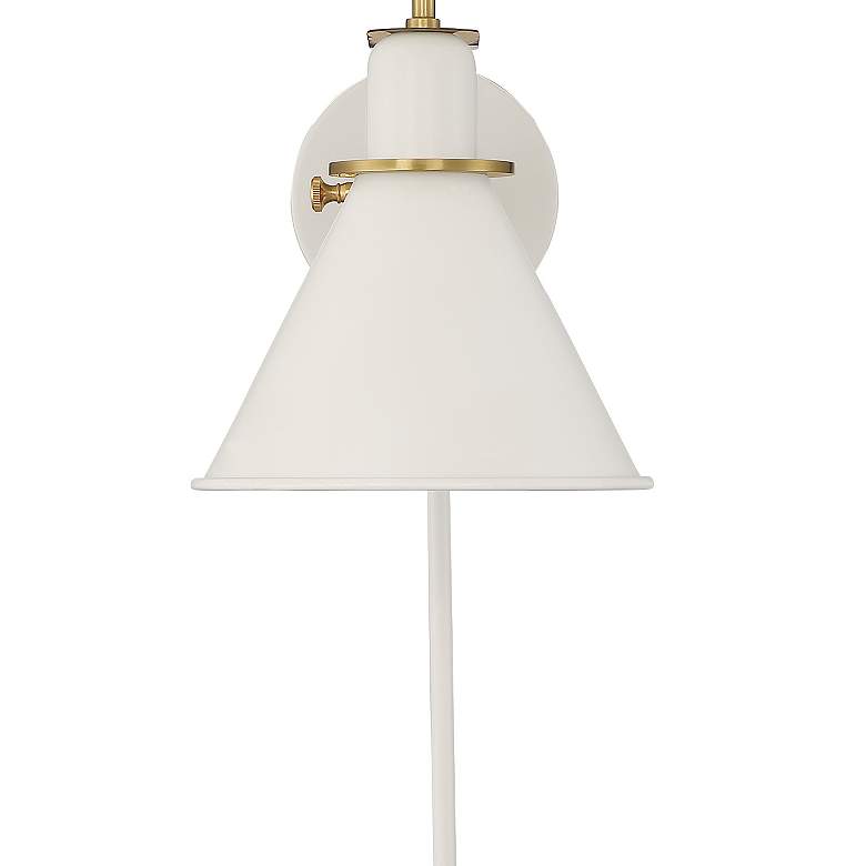 Image 3 Medford 1 Light White Wall Mount more views