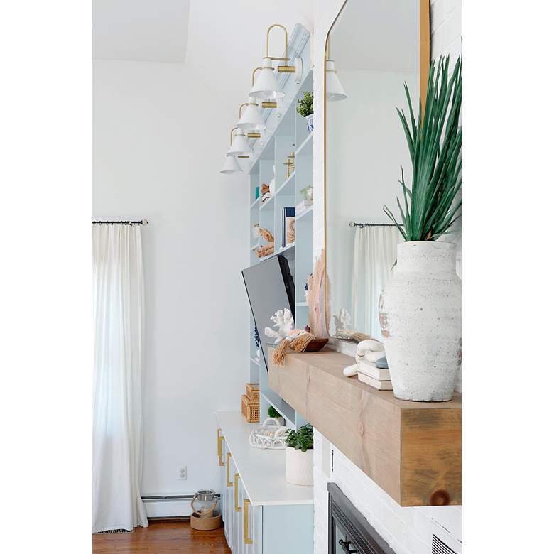 Image 5 Medford 1 Light White Wall Mount more views