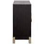 6_Medici 36" Wide Black and Gold 2-Door Accent Cabinet more views
