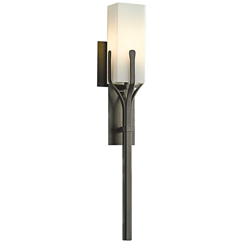 Image 1 Mediki 24 1/2 inch High Dark Smoke Wall Sconce