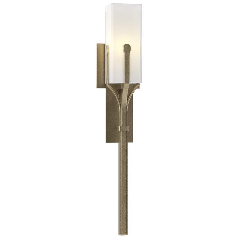 Image 1 Mediki Sconce - Soft Gold Finish - Opal Glass