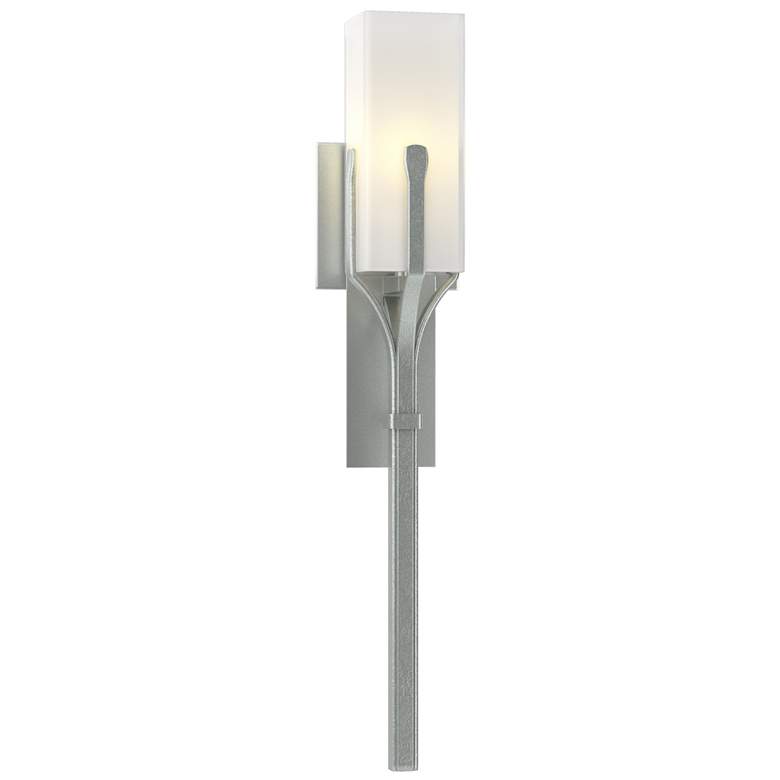 Image 1 Mediki Sconce - Vintage Platinum Finish - Opal Glass