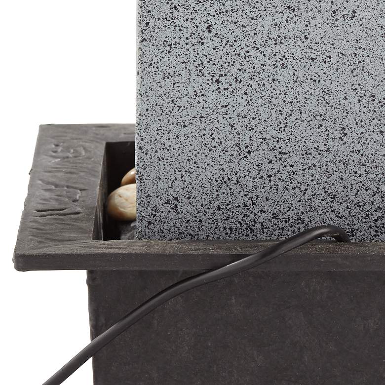 Image 4 Meditating Buddha 11" High Tabletop Fountain more views