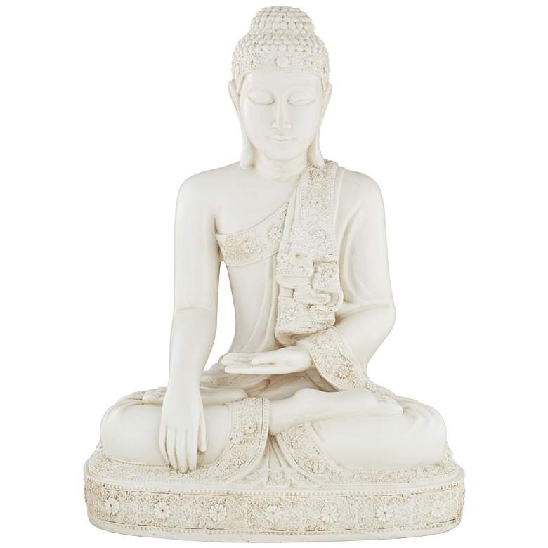 Image 1 Meditating Buddha 24 1/4 inch High Statue