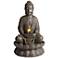 Meditating Buddha 33 1/2" High Indoor-Outdoor Water Fountain