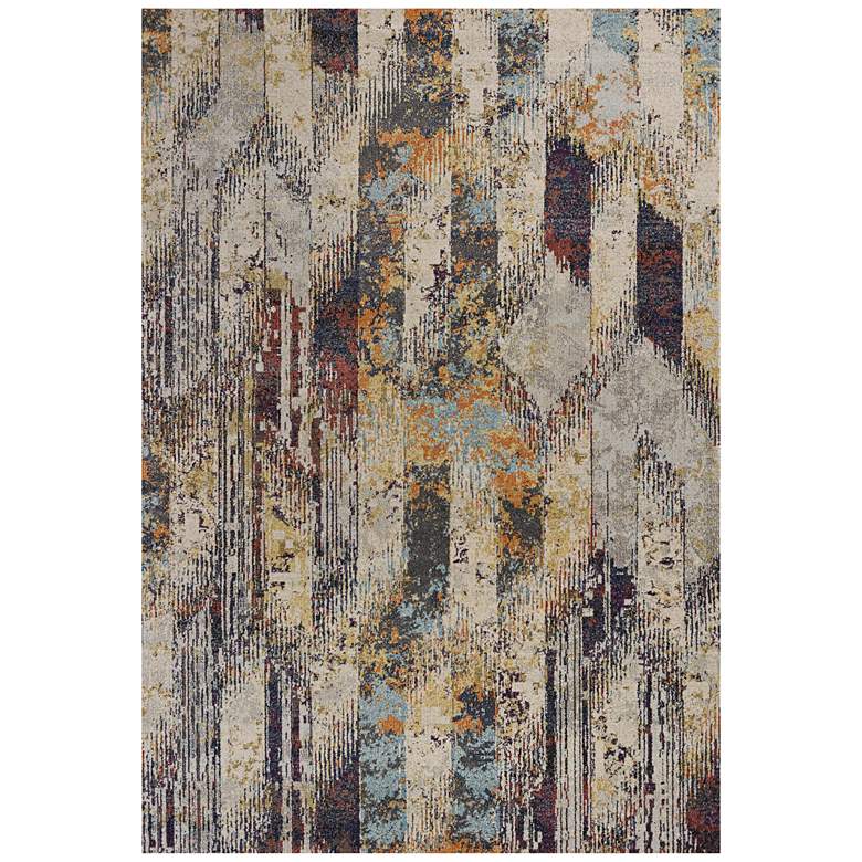 Image 1 Mediterra 7801 5'3"x7'7" Ivory Strata Rug