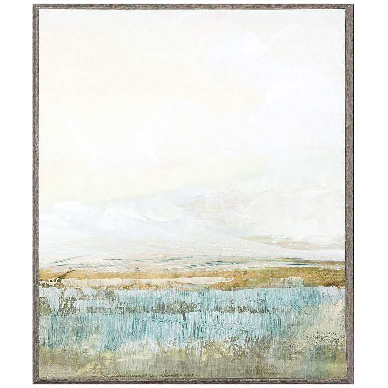 Image 1 Mediterranean Escape III 21"W x 25"H Non-Glass Framed Art