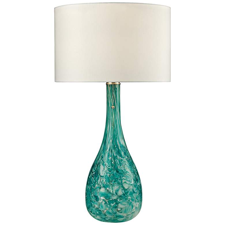 Image 1 Mediterranean Glass Table Lamp