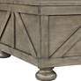5_Medrum 36"W Antique Gray Square Coffee Table with Storage more views