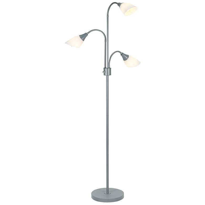 Image 3 Medusa 70.25" High 3-Light Silver Floor Lamp more views
