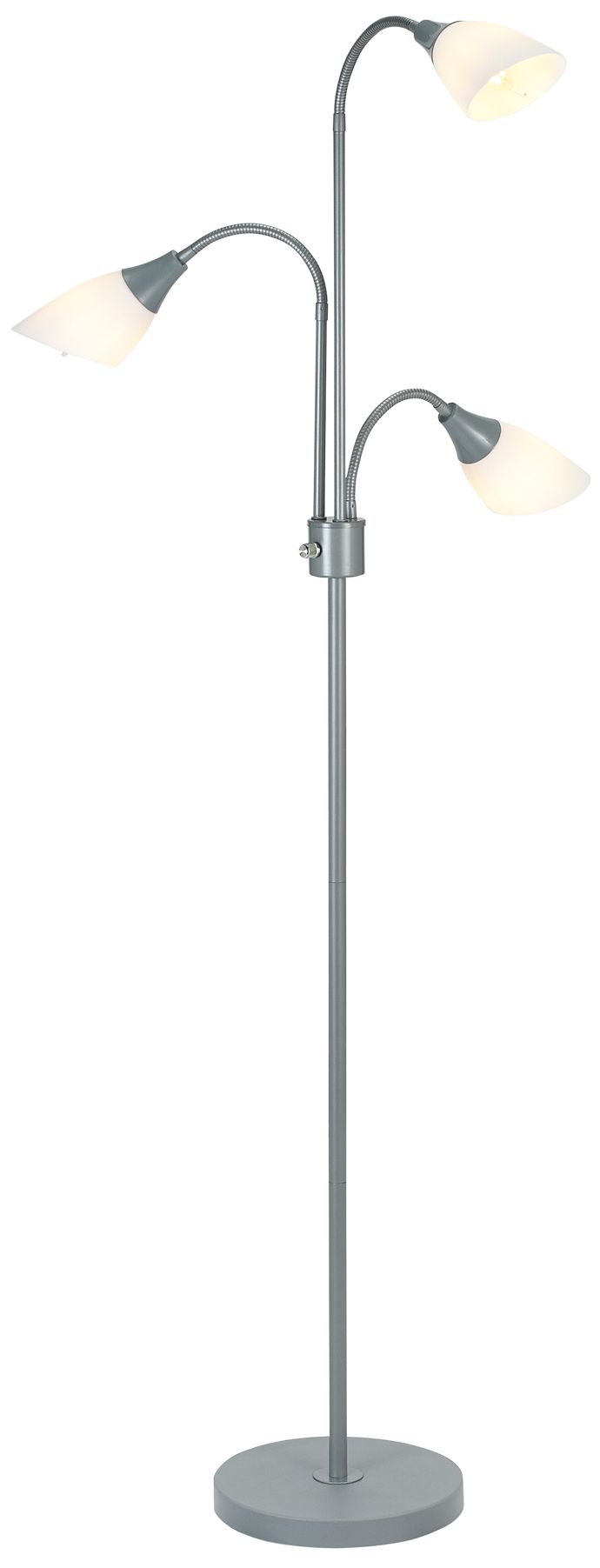 Image 3 Medusa 70.25" High 3-Light Silver Floor Lamp more views