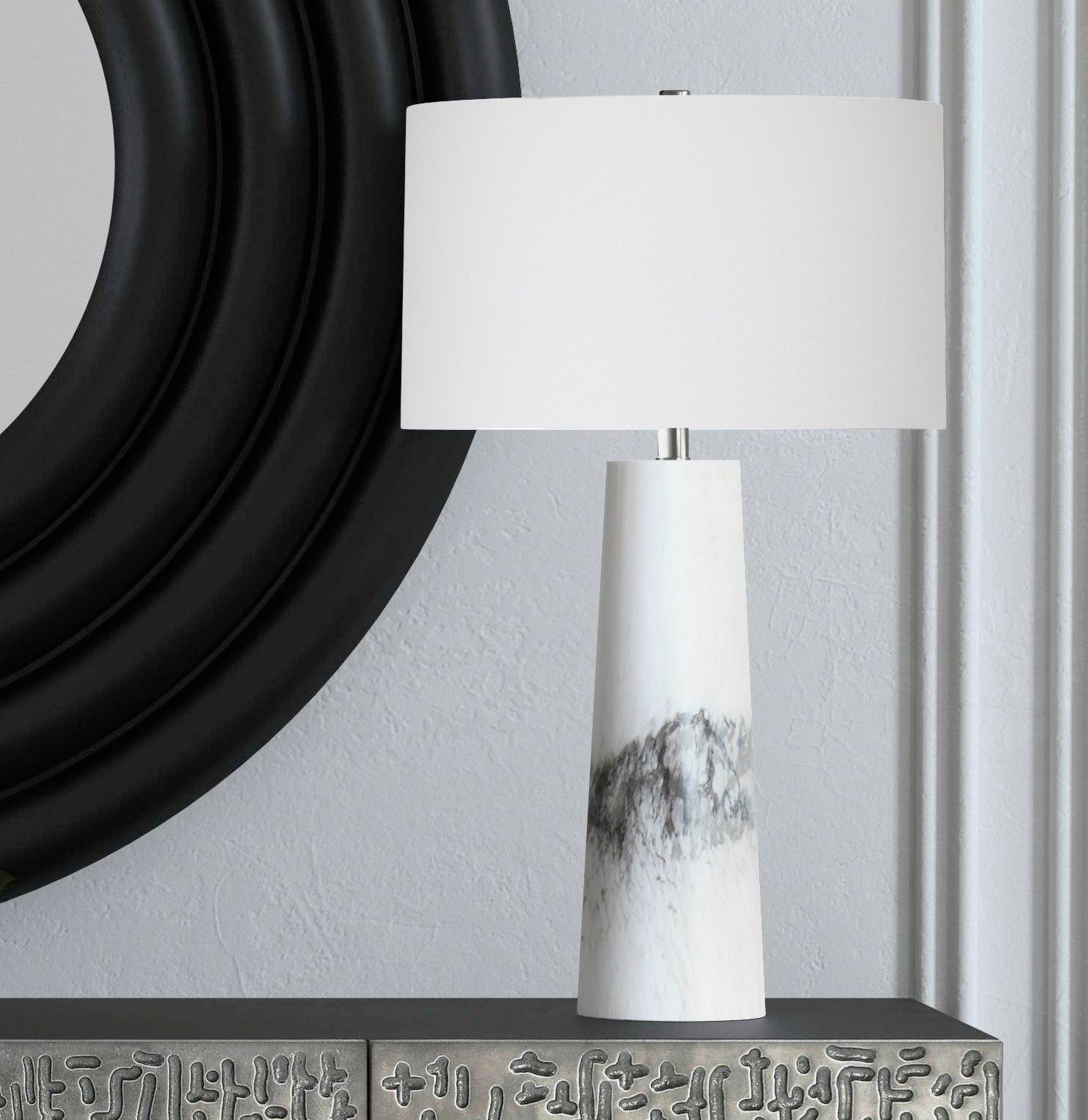 Image 5 Medway 31" High White And Black Table Lamp more views