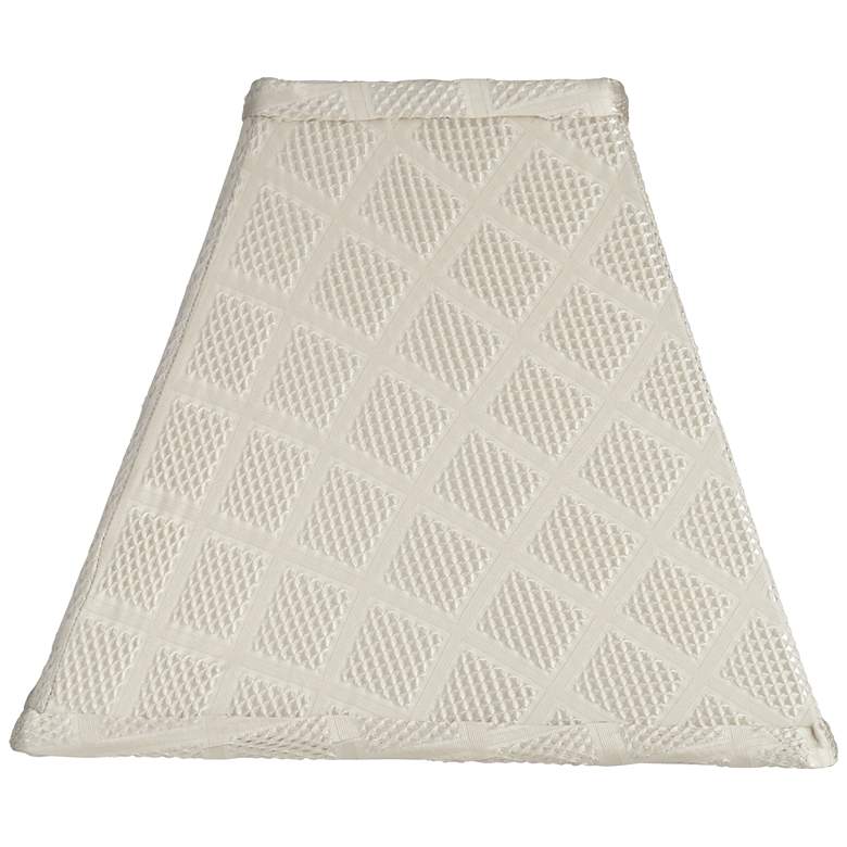 Image 1 Meemaw Cream Square Lamp Shade 5x11x10 (Spider)