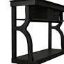 6_Mefford 47 1/4"W Reclaimed Black Oak 1-Drawer Console Table more views
