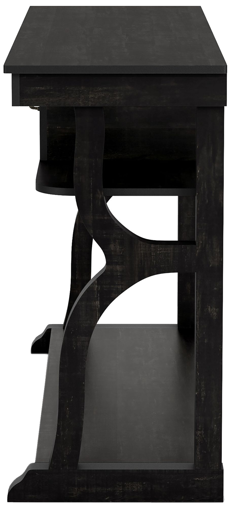 Mefford 47 1/4"W Reclaimed Black Oak 1-Drawer Console Table