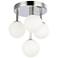Megallan 10 3/4" Wide Polished Chrome 4-Light Ceiling Light