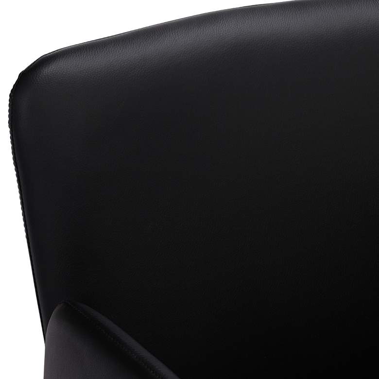 Image 4 Megan Black Faux Leather Swivel Office Chair more views
