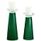 Meghan Greens Glass Pillar Candle Holder Set of 2