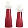 Meghan Samba Glass Pillar Candle Holder Set of 2