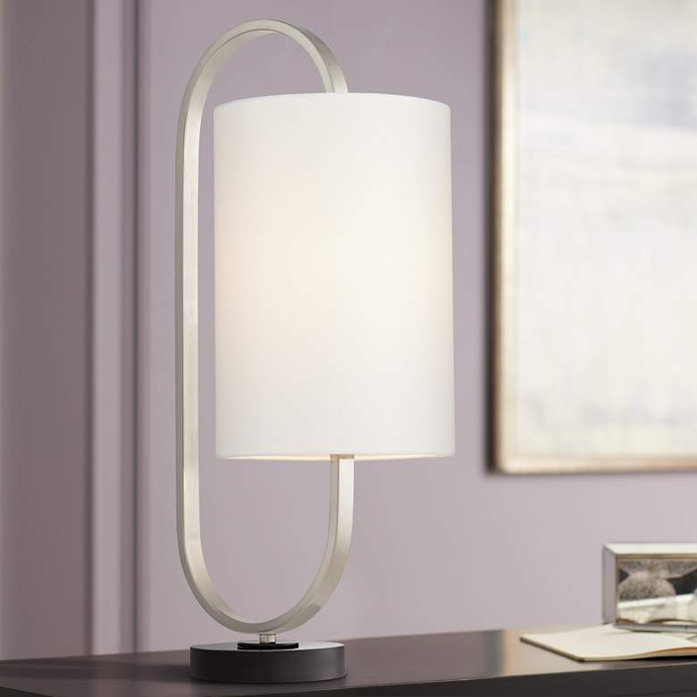 Image 1 Mel 21 inch High Modern Loop Accent Table Lamp