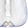 Mela 10 1/4"W Black LED Mini Pendant w/ Dichroic Glass Shade