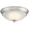 Melana 10 3/4" Wide Brushed Nickel LED Ceiling Light