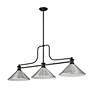 5_Melange by Z-Lite Matte Black 3 Light Billiard Light more views
