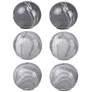 Thumbnail1 of Melanie Marbleized Gray Decorative Balls Set of 6