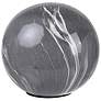 Thumbnail2 of Melanie Marbleized Gray Decorative Balls Set of 6 more views