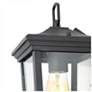 2_Melanthius 11 3/4" High Textured Black Outdoor Wall Light more views