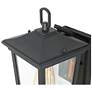 4_Melanthius 11 3/4" High Textured Black Outdoor Wall Light more views