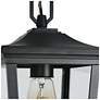 2_Melanthius 12 1/2" High Textured Black Outdoor Hanging Light more views