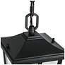 5_Melanthius 12 1/2" High Textured Black Outdoor Hanging Light more views
