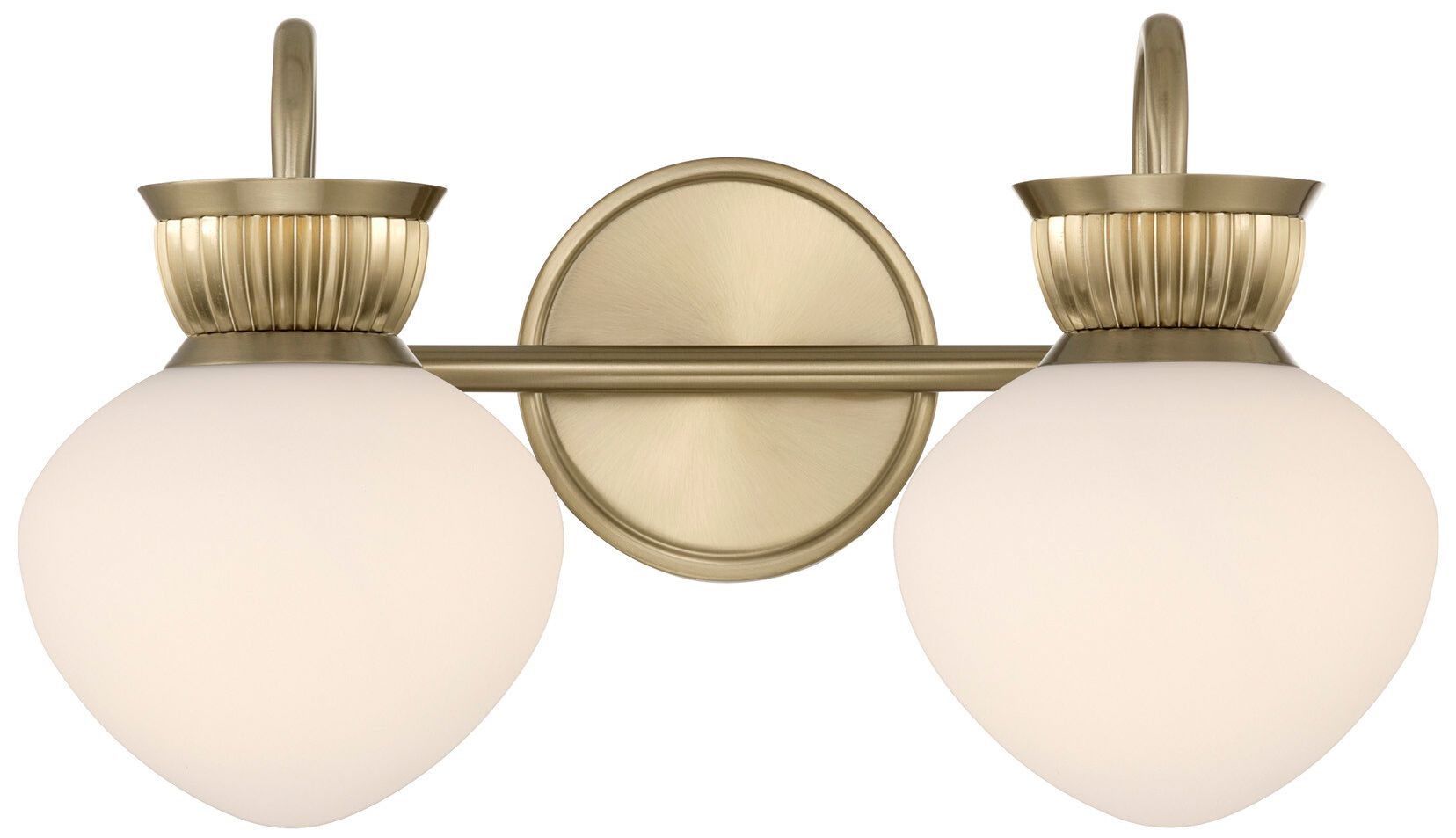 Thumbnail1 of Melbourne 2-Light Bathroom Vanity Light in Noble Brass