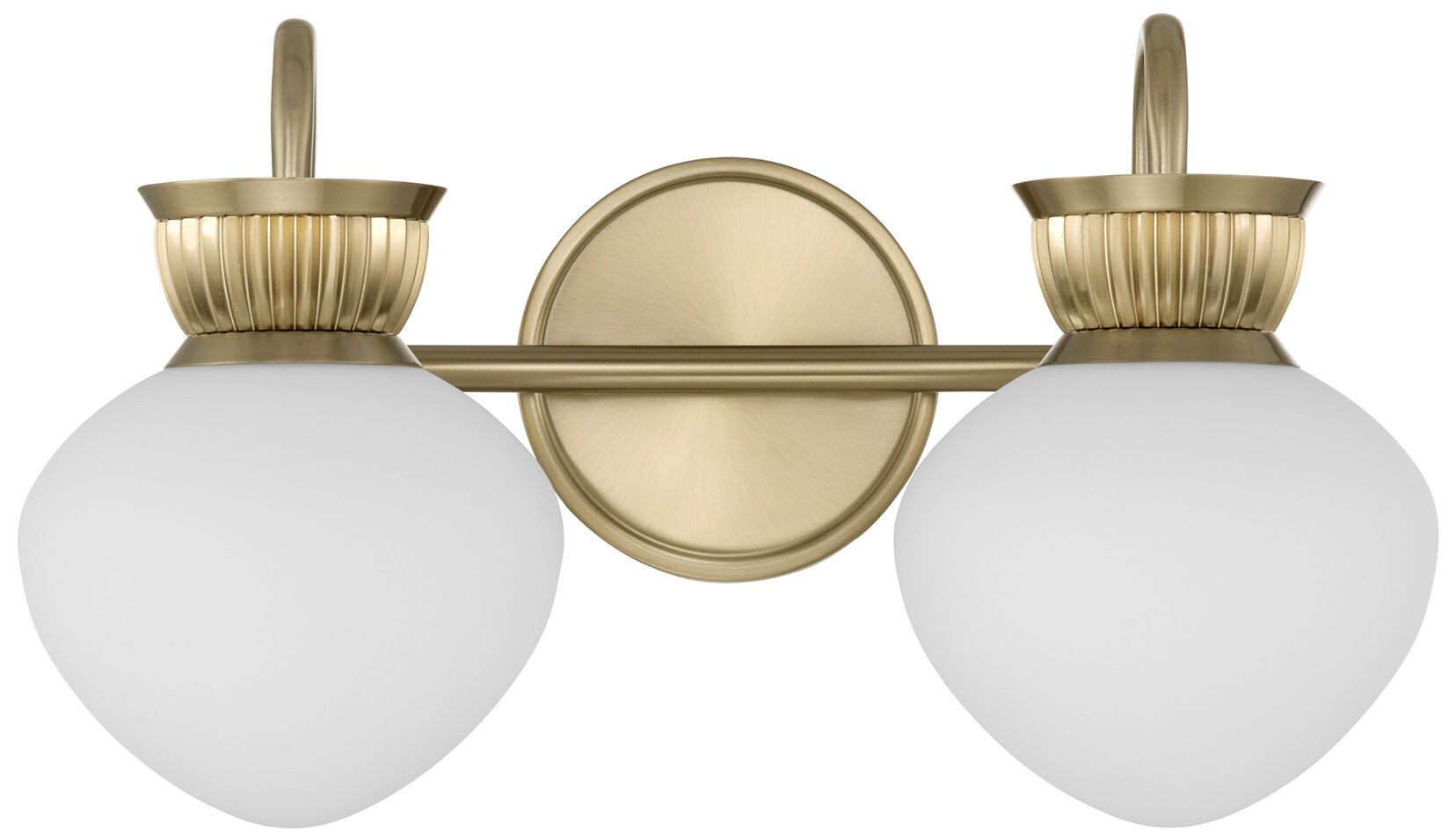 Thumbnail2 of Melbourne 2-Light Bathroom Vanity Light in Noble Brass more views