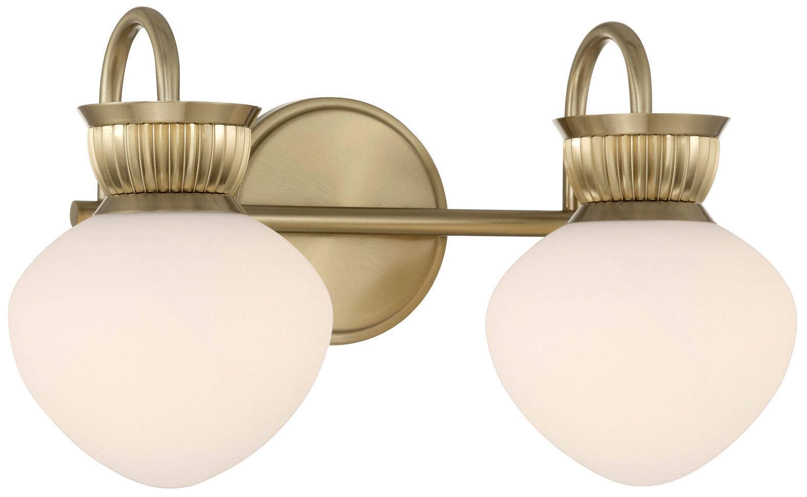 Thumbnail4 of Melbourne 2-Light Bathroom Vanity Light in Noble Brass more views