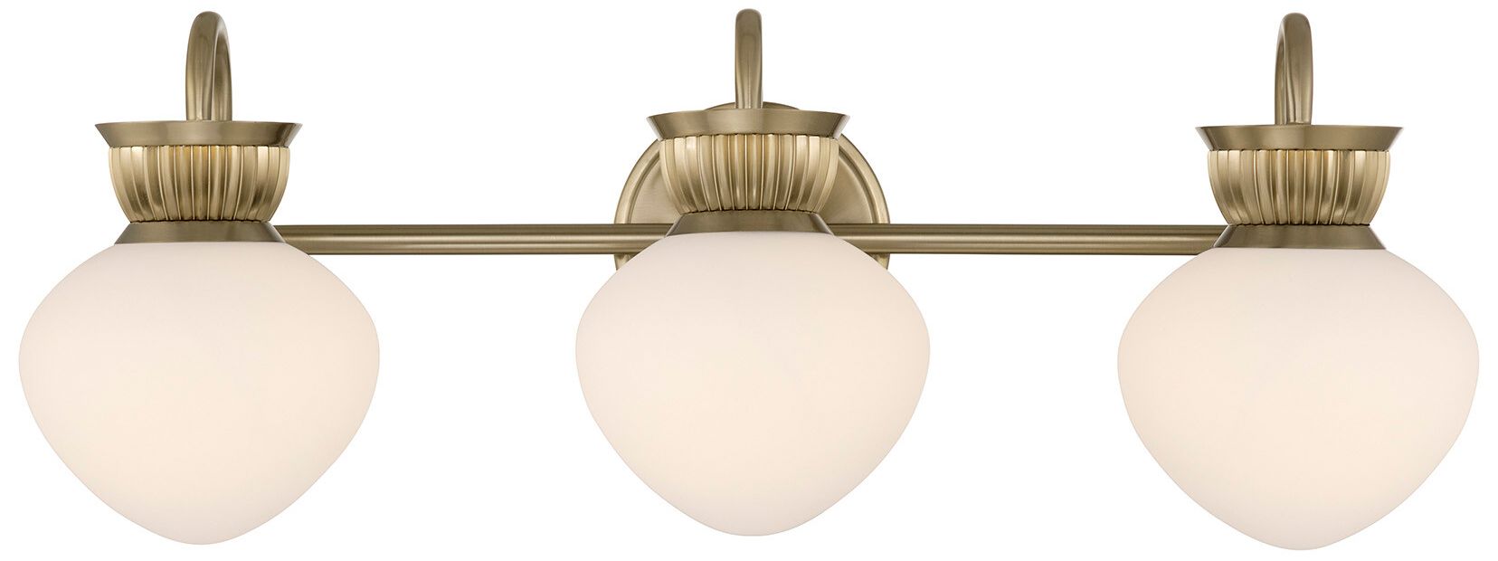 Image 2 Melbourne 3-Light Bathroom Vanity Light in Noble Brass