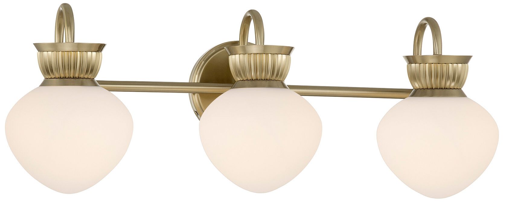 Image 4 Melbourne 3-Light Bathroom Vanity Light in Noble Brass more views