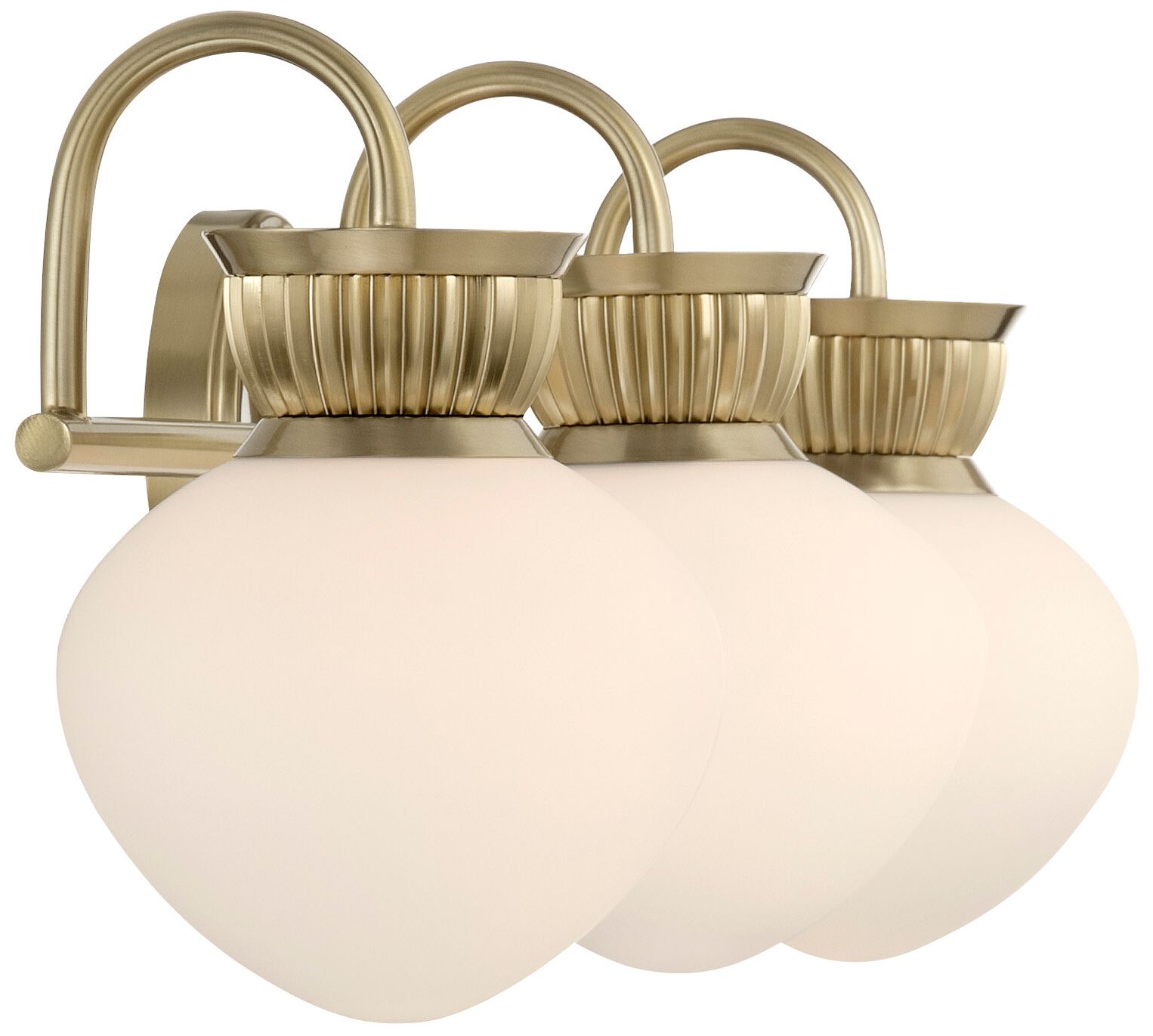 Image 6 Melbourne 3-Light Bathroom Vanity Light in Noble Brass more views